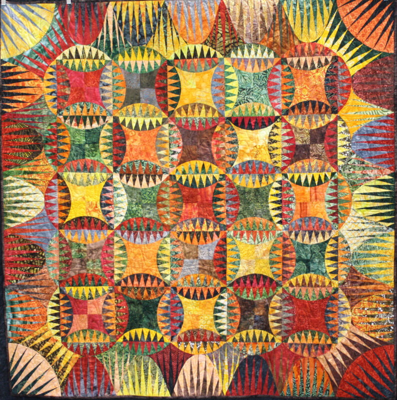 2019 First Place-Medium Pieced by Two or More-Colors of Autumn-Sharon Beidler/Quilt Expressions