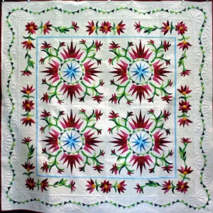 2019 First Place-Mixed Technique by Two or More-Cactus Rose-Barb Smith:Nancy Strickland