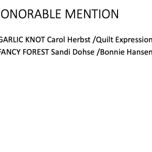 2019 Honorable Mention Large Pieced by 2 or more, Carol Herbst and Sandi Dohse-quilts