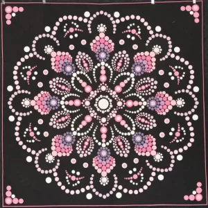2019 Second Place-Applique by One- Dot Painting Quilters Style- Janae Bissinger
