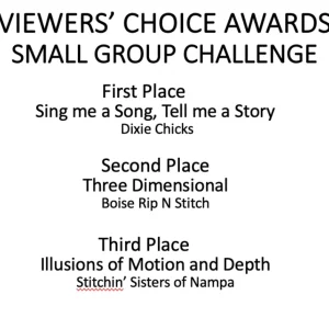 2019 Viewers Choice Awards Small Group Challenge