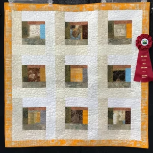 2022 SECOND PLACE -Small Pieced by One-Fossils-Linda Jolly
