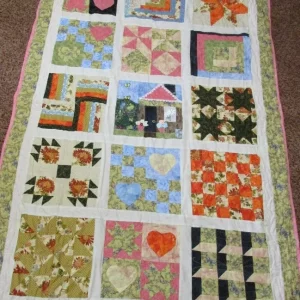 patchwork quilt squares