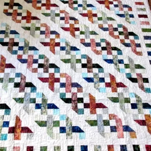 weave patterned quilt