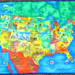 united states map quilt
