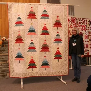 Christmas Tree by Cheryl Little. This was made for a great nephew and his new family for their first Christmas together.