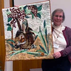 Peter's Garden was made by Barbara Smith following a Grace Errea sponsored by BBQ last spring. It is a birthday present for her daughter who enjoys small rabbits hopping around on campus.