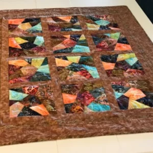 Crazy Quilt 2 Covid by Jane Thompson