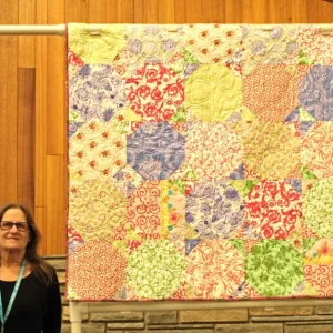 Joleen Graham made her Snow Ball Quilt from the Book 