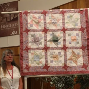 Sharon Culley made her quilt for a friend of 23 years. Sharon's 