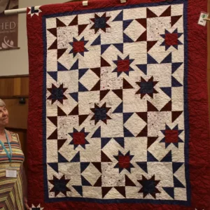 Nancy England made this Quilt of Valor called 
